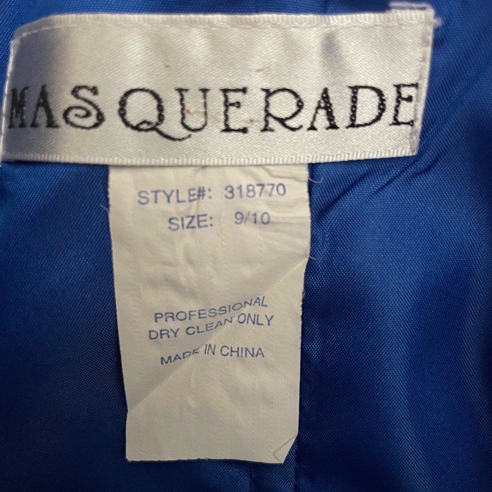 Masquerade Strapless Formal Dress size 9/10 - Picture 4 of 4